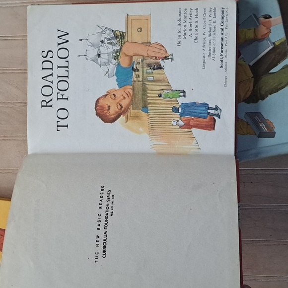 Vintage 1960s School Readers Lot Mid-Century Classroom Books Hardcover - Picture 8 of 12